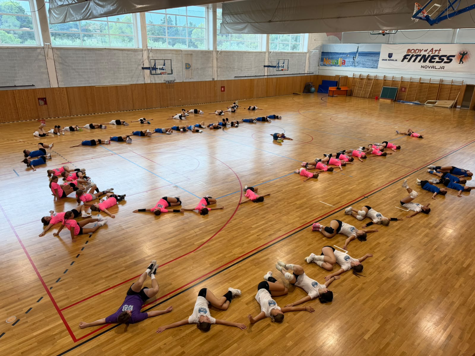 Novalja – trening u dvorani